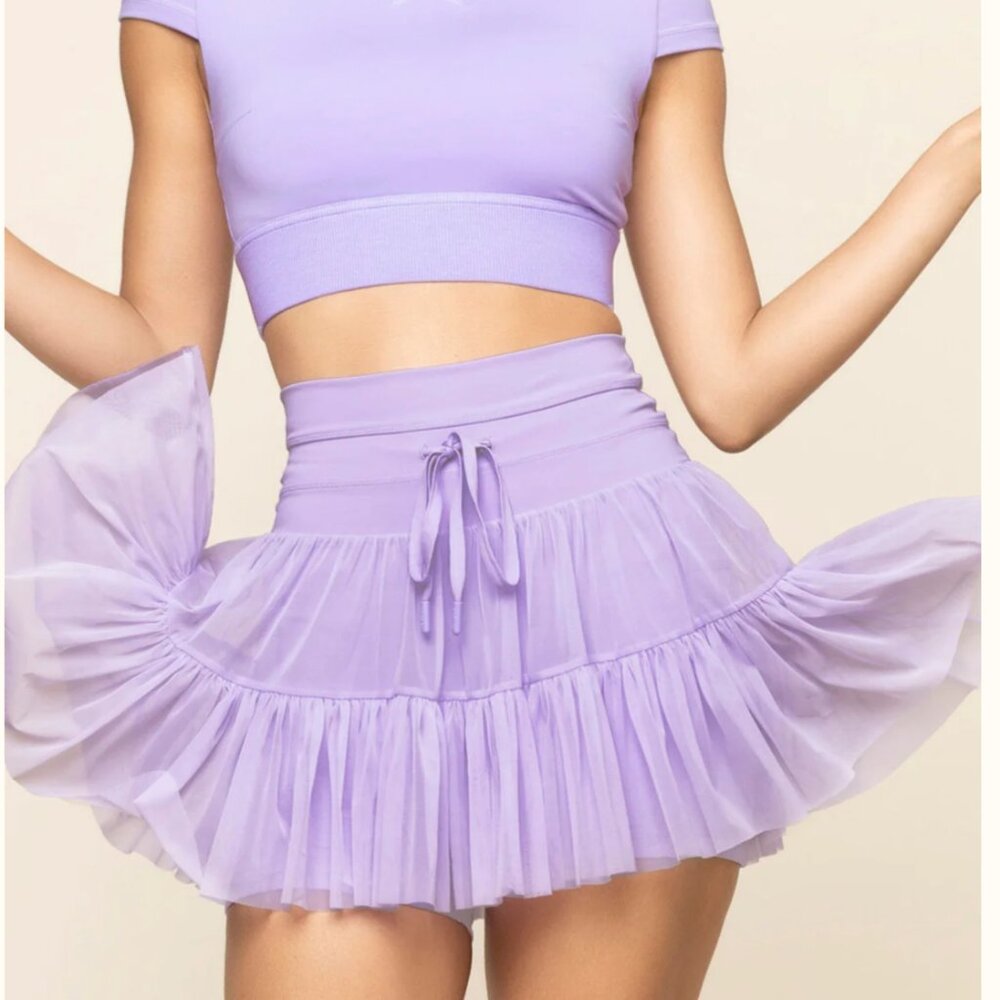 Pirouette Skort - Digital Lavender